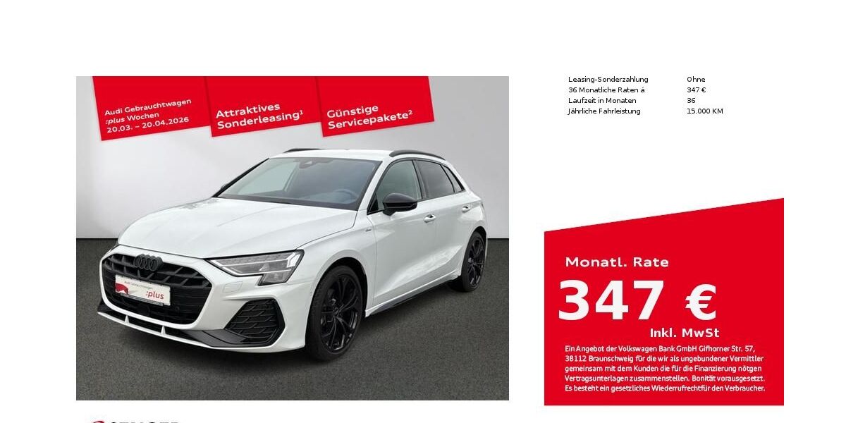 Audi A3 3.403 km 37.880 &euro; Bielefeld 33609