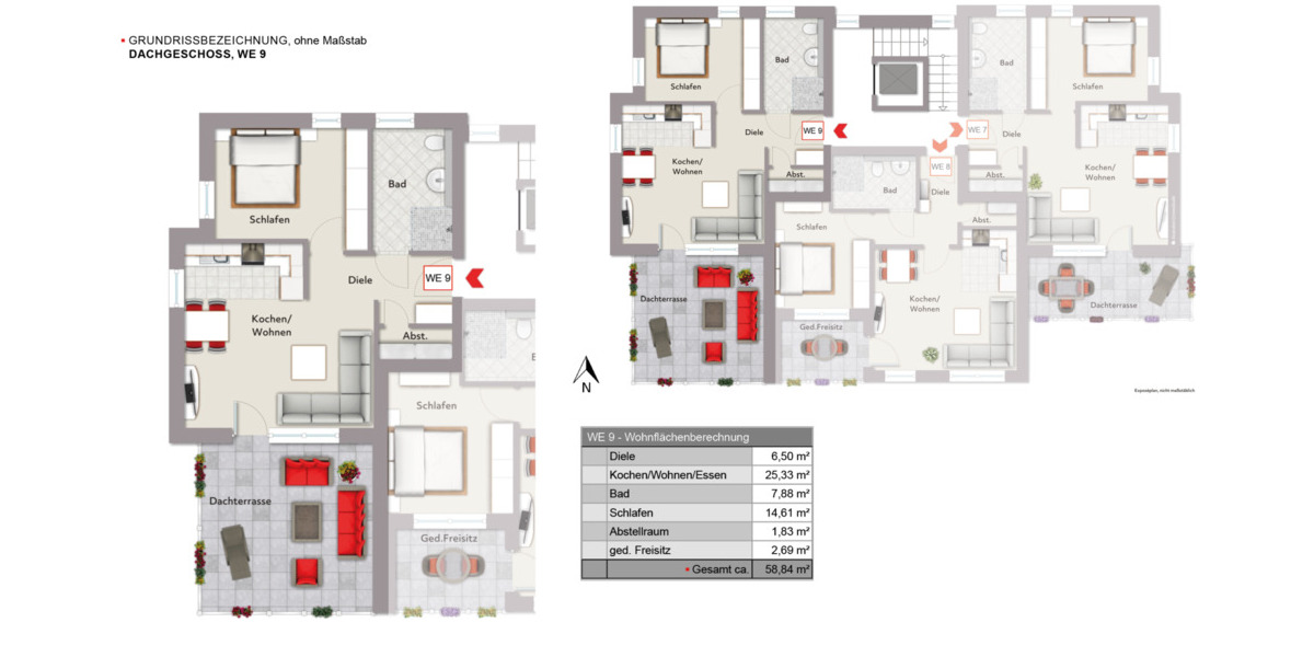 Neubau-Eigentumswohnungen mit 2 - 3 Zimmern***1799 R in Schloß Holte 2 zimmer