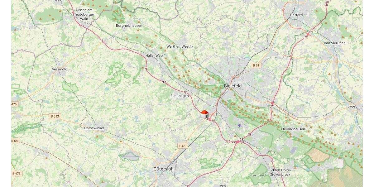 Etagenwohnung Bielefeld / Quelle Quelle - 3 Zimmer, 107 m&sup2;, 289.000&euro; | Angebot:25929778