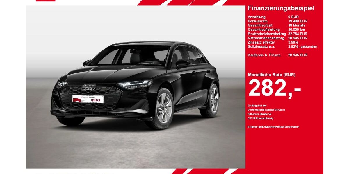 Audi A3 6.137 km 28.945 &euro; Gütersloh 33330