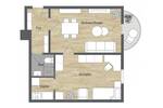 Etagenwohnung Bielefeld Innenstadt - 2 Zimmer, 55 m&sup2;, 510&euro; | Angebot:26155518