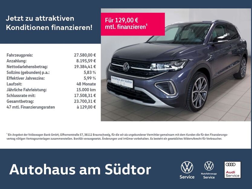 VW T-Cross 22.216 km 27.580 € Rietberg 33397