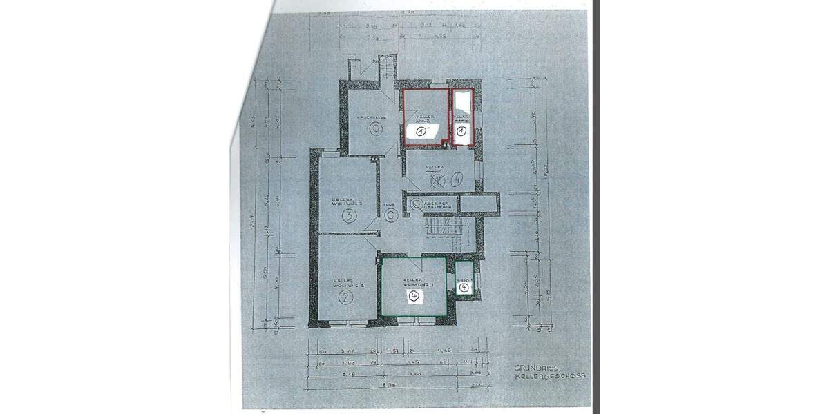 Bielefeld-Mitte: Sanierungsbedürftige Altbauwohnung mit Potential | zwei abgetrennte Wohneinheiten 4 zimmer