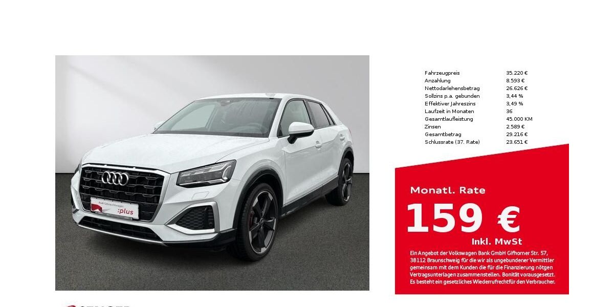 Audi Q2 9.073 km 33.880 &euro; Bielefeld 33609