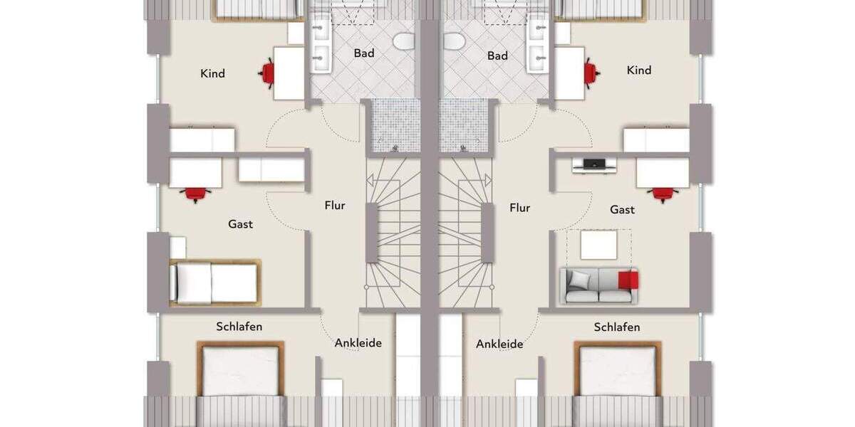 Doppelhaushälfte Gütersloh Innenstadt - 6 Zimmer, 123 m&sup2;, 573.200&euro; | Angebot:25708840