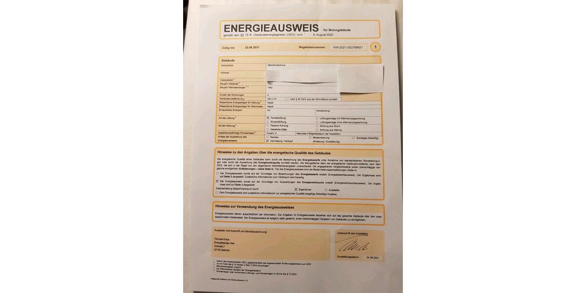 Erdgeschoßwohnung Leopoldshöhe - 2 Zimmer, 44 m&sup2;, 630&euro; | Angebot:25633272