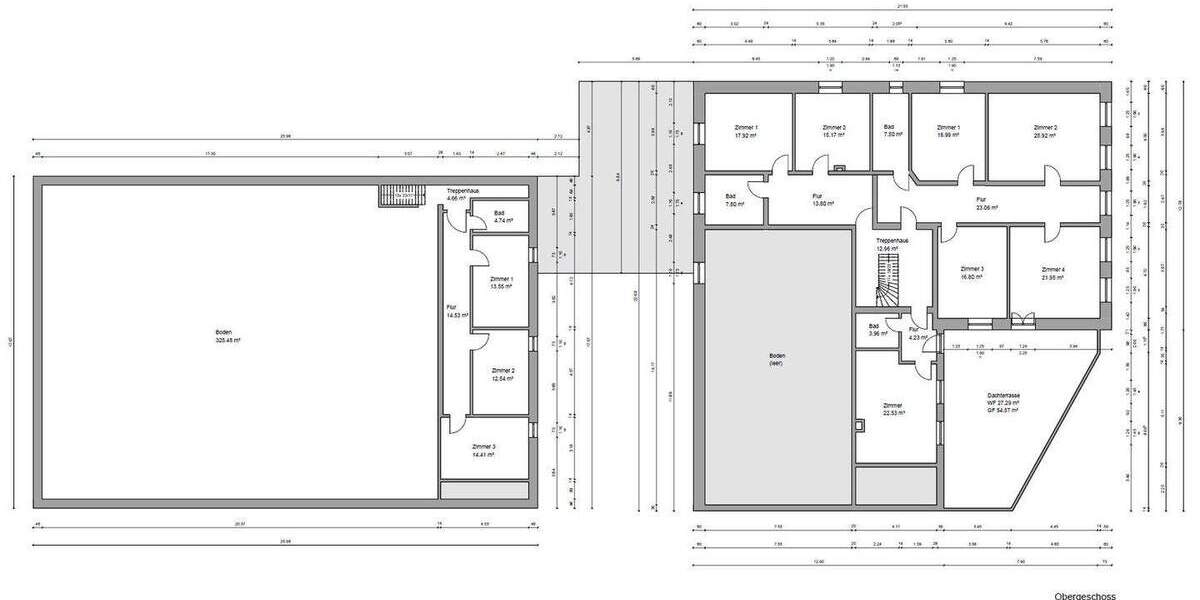 Zweifamilienhaus mit Scheune und großen Eigentumsgrundstück 1 zimmer