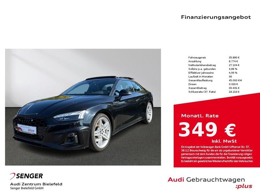Audi A5 84.723 km 35.480 € Bielefeld 33609