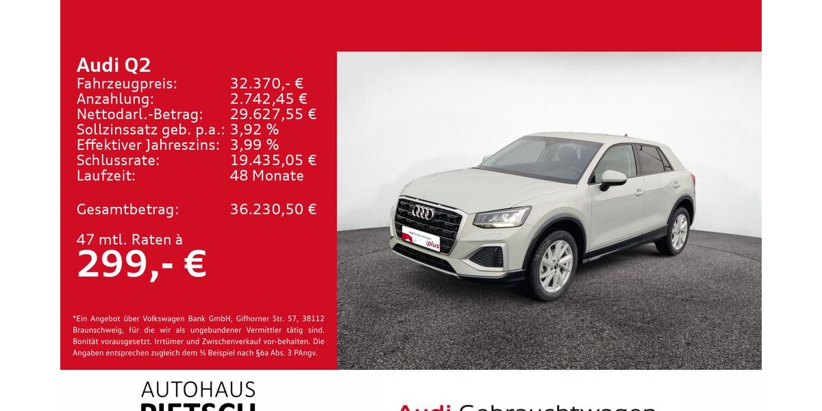 Audi Q2 13.449 km 32.370 € Bünde 32257
