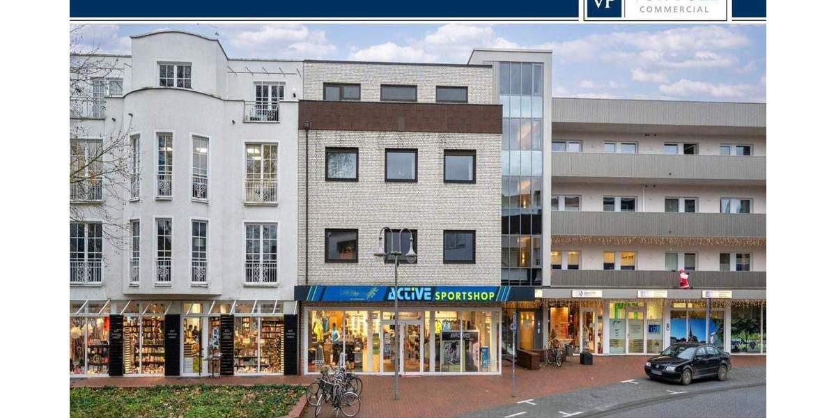 Zentrales Wohn- und Geschäftshaus | ca. 372 m² vermietbare Fläche | langfristige Vermietung EG 8 zimmer