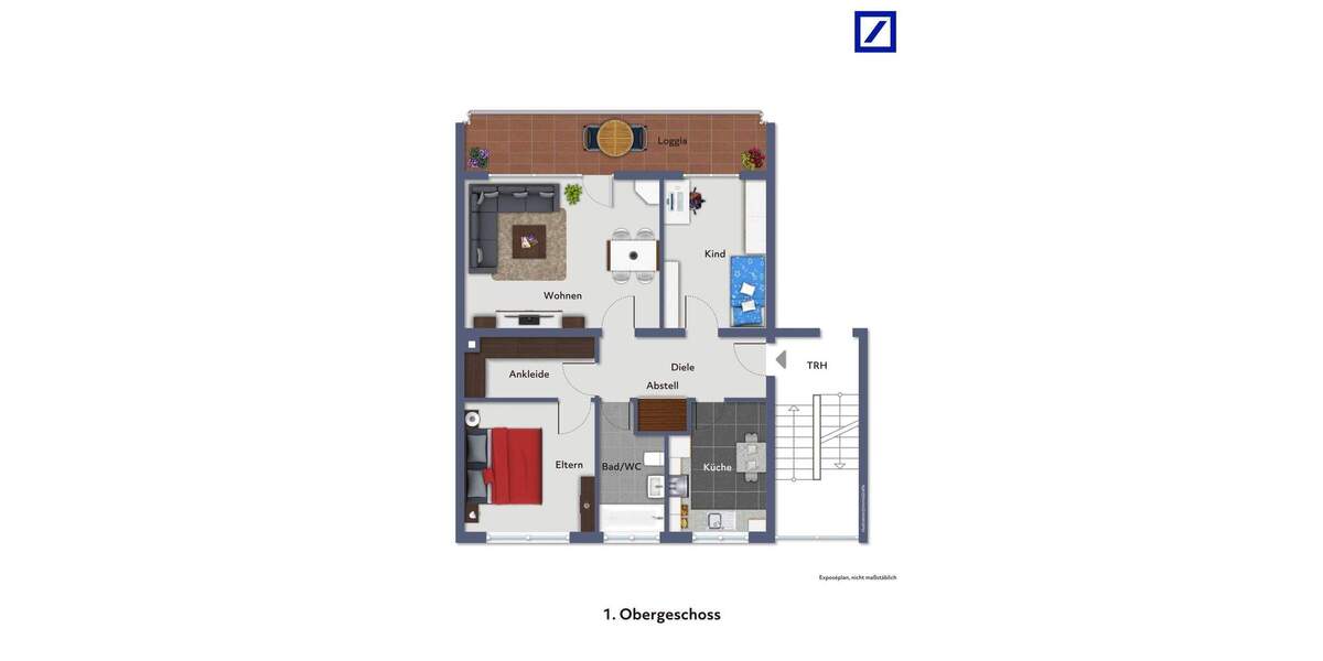 Etagenwohnung Rheda-Wiedenbrück Wiedenbrück - 3 Zimmer, 78 m&sup2;, 200.000&euro; | Angebot:25732957
