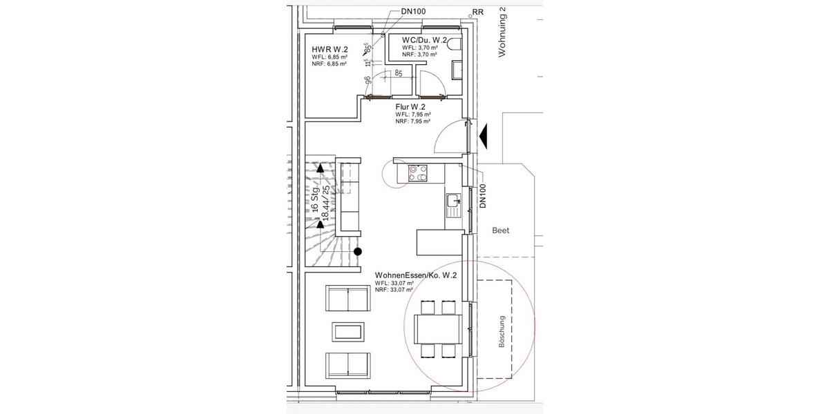 Doppelhaushälfte Detmold Hakedahl - 5 Zimmer, 128 m&sup2;, 1.750&euro; | Angebot:26102691