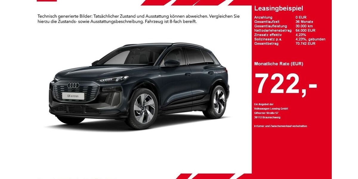 Audi Q6 e-tron 8.816 km 64.000 &euro; Gütersloh 33330