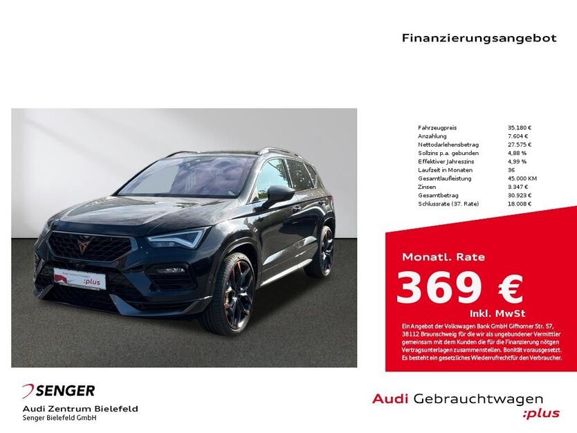 Cupra Ateca 16.920 km 33.980 € Bielefeld 33609