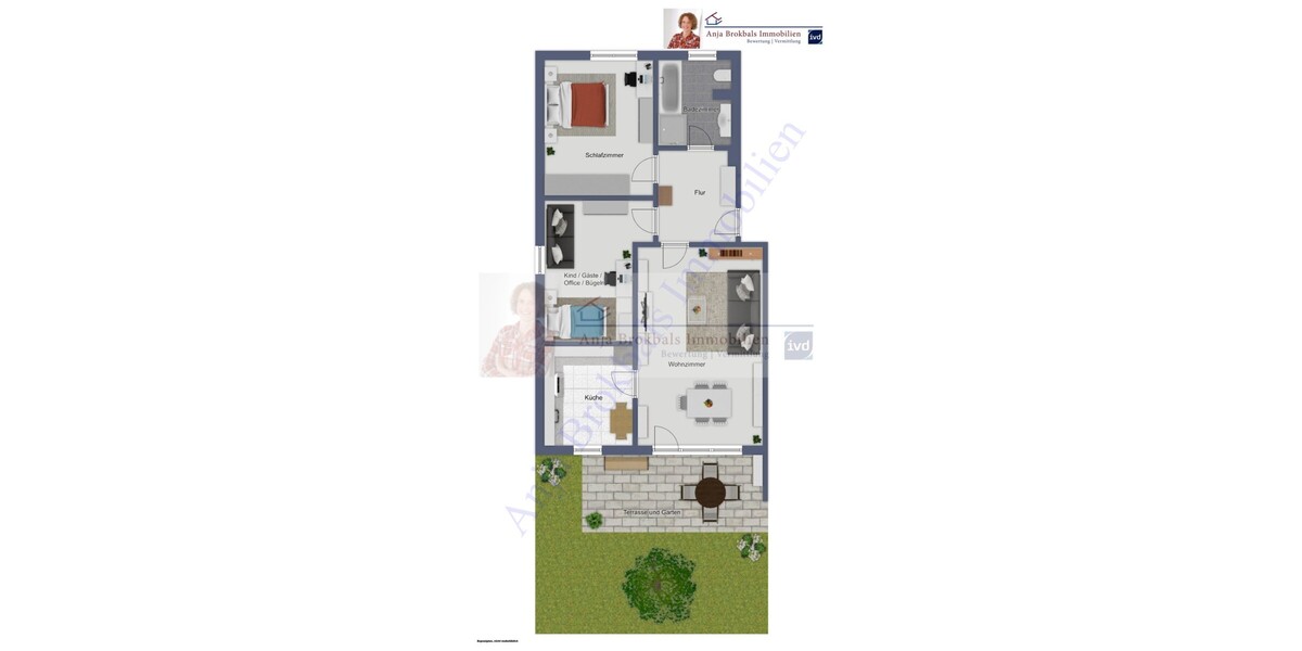 Kapitalanlage mit Plan: ETW im EG mit Garten - heute an morgen gedacht!- provisionsfrei für Käufer - 3- Gütersloh Kattenstroth | Angebot:26517483