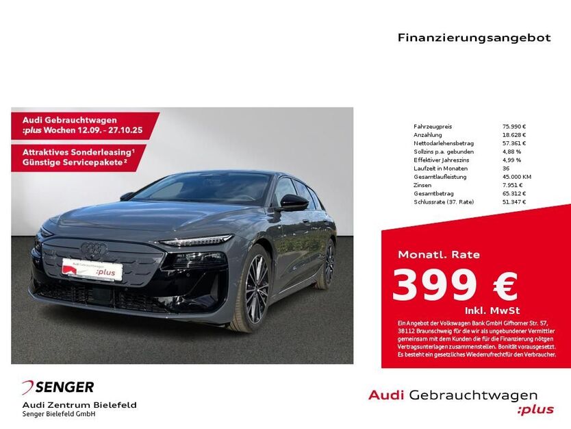 Audi A6 e-tron 5.840 km 75.990 € Bielefeld 33609