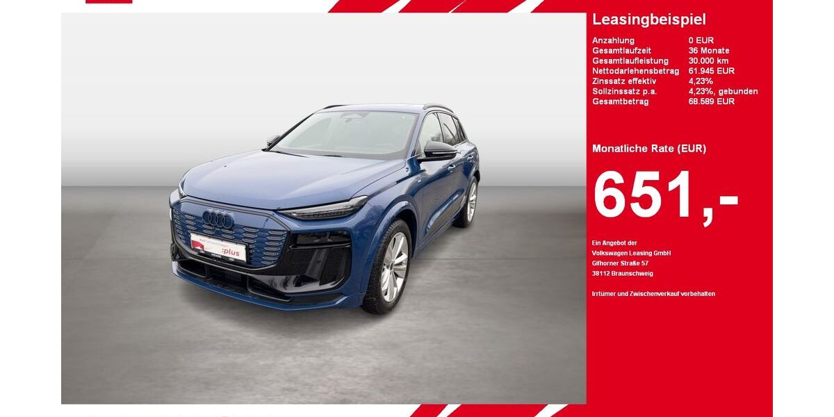 Audi Q6 e-tron 6.661 km 58.485 &euro; Gütersloh 33330