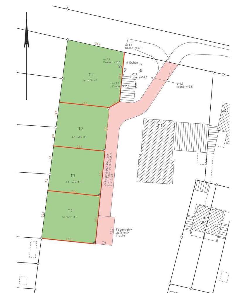 Grundstück zu verkaufen in Bünde 55.860 € 420 m²