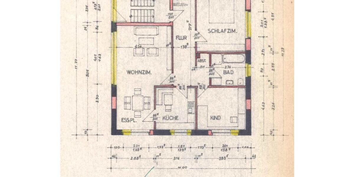 Erdgeschoßwohnung Bad Salzuflen Ehrsen-Breden - 3 Zimmer, 97 m&sup2;, 850&euro; | Angebot:26646051