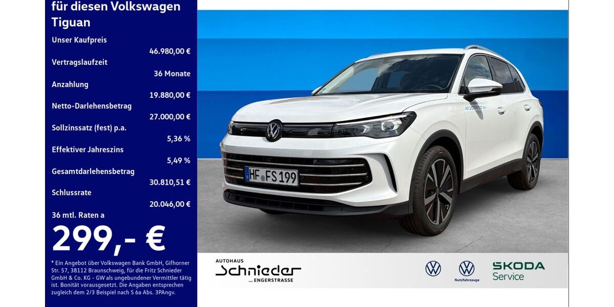 VW Tiguan 5.000 km 46.980 &euro; Herford 32051