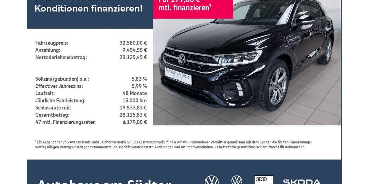 VW T-Roc 8.458 km 32.580 &euro; Rietberg 33397