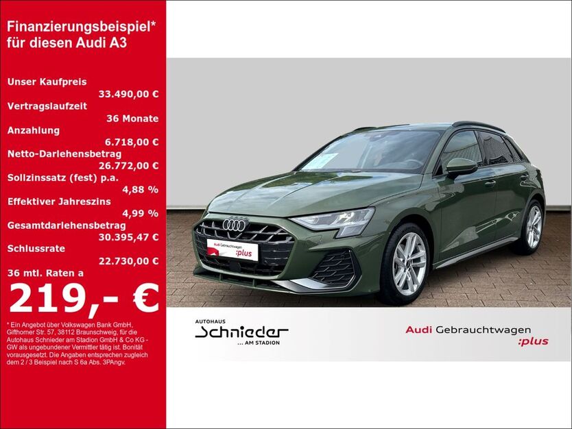Audi A3 7.217 km 33.490 € Herford 32052