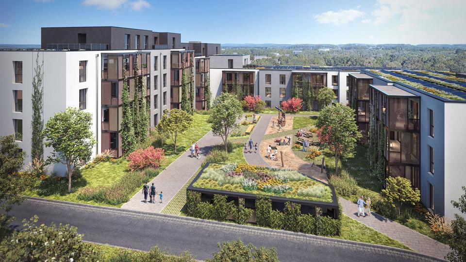 Etagenwohnung Bielefeld Heepen - 4 Zimmer, 99 m&sup2;, 1.436&euro; | Angebot:24487708