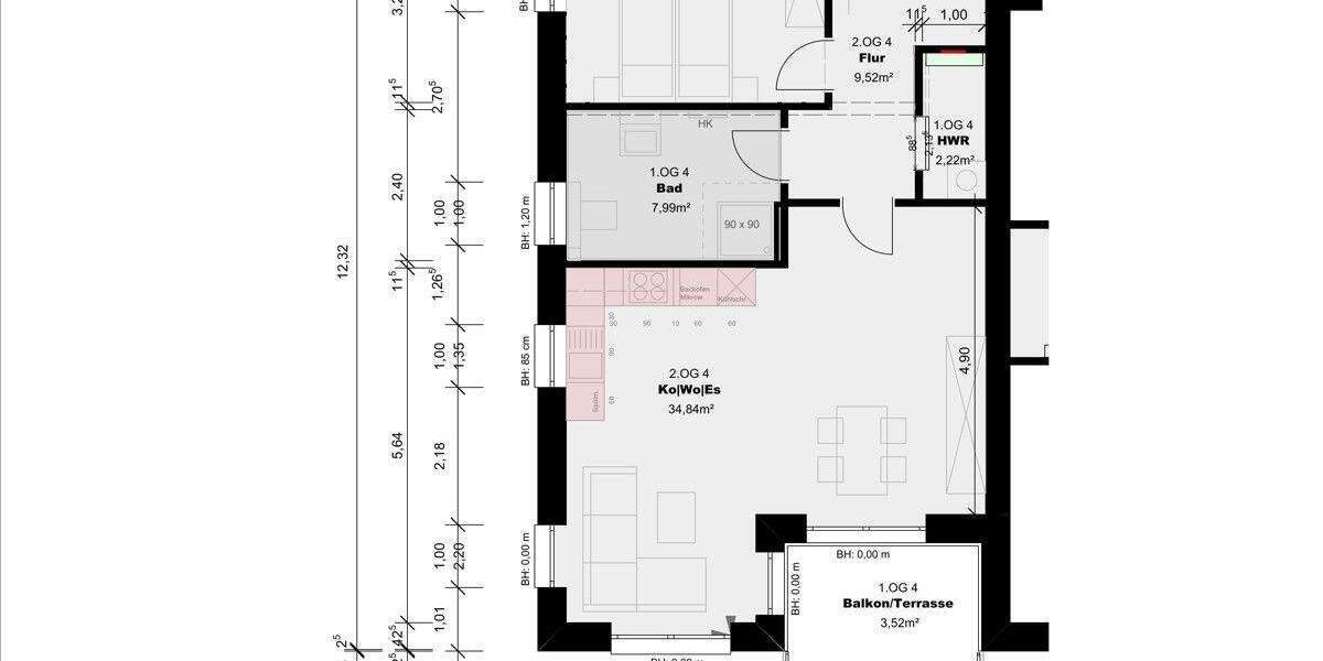Etagenwohnung Lage - 2 Zimmer, 77 m&sup2;, 720&euro; | Angebot:25878177