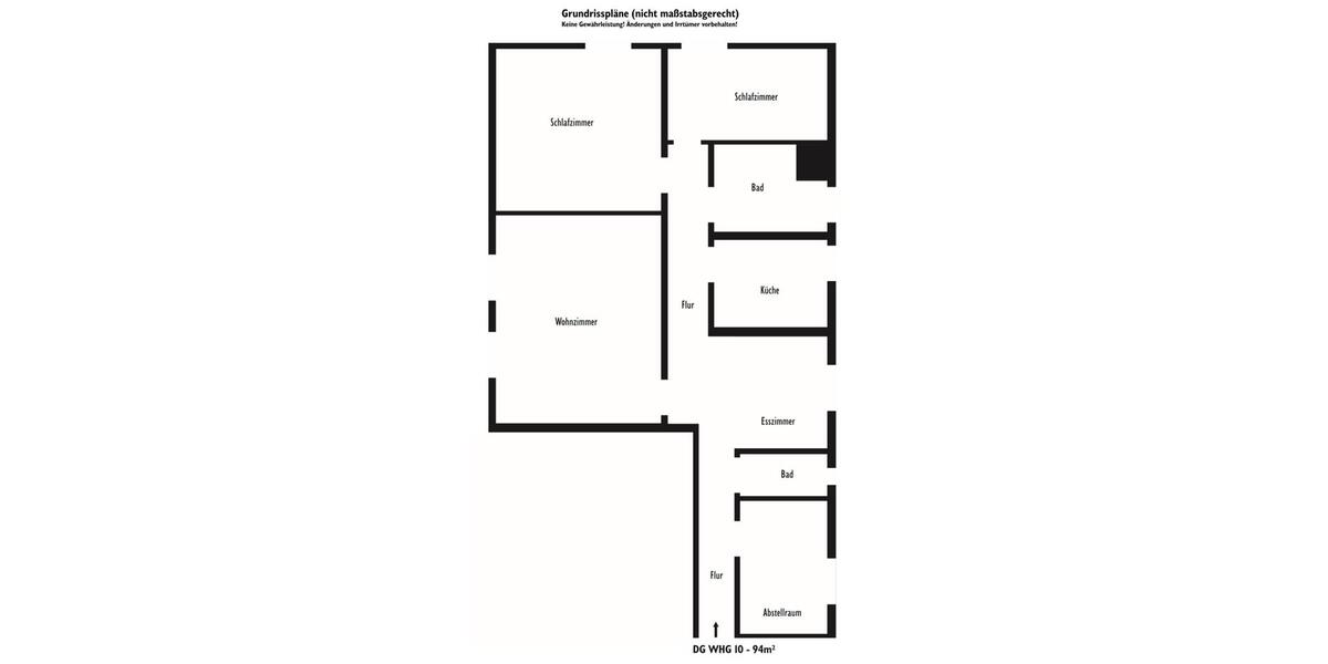Dachgeschoßwohnung Bielefeld Schildesche - 4 Zimmer, 94 m&sup2;, 895&euro; | Angebot:25723694