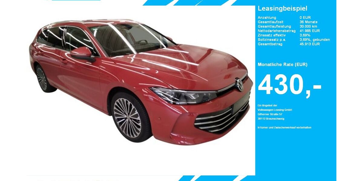 VW Passat 11.496 km 41.685 &euro; Gütersloh 33334
