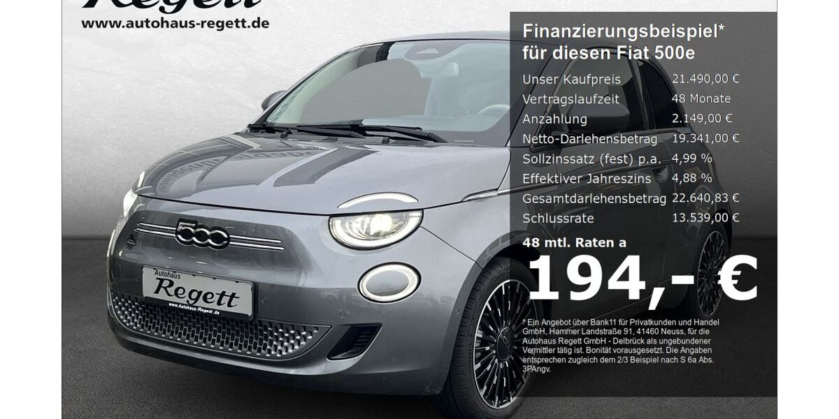 Fiat 500e 23.447 km 20.990 &euro; Delbrück-Westenholz 33129