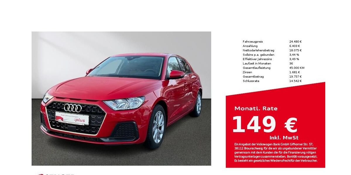 Audi A1 3.910 km 24.480 &euro; Bielefeld 33609