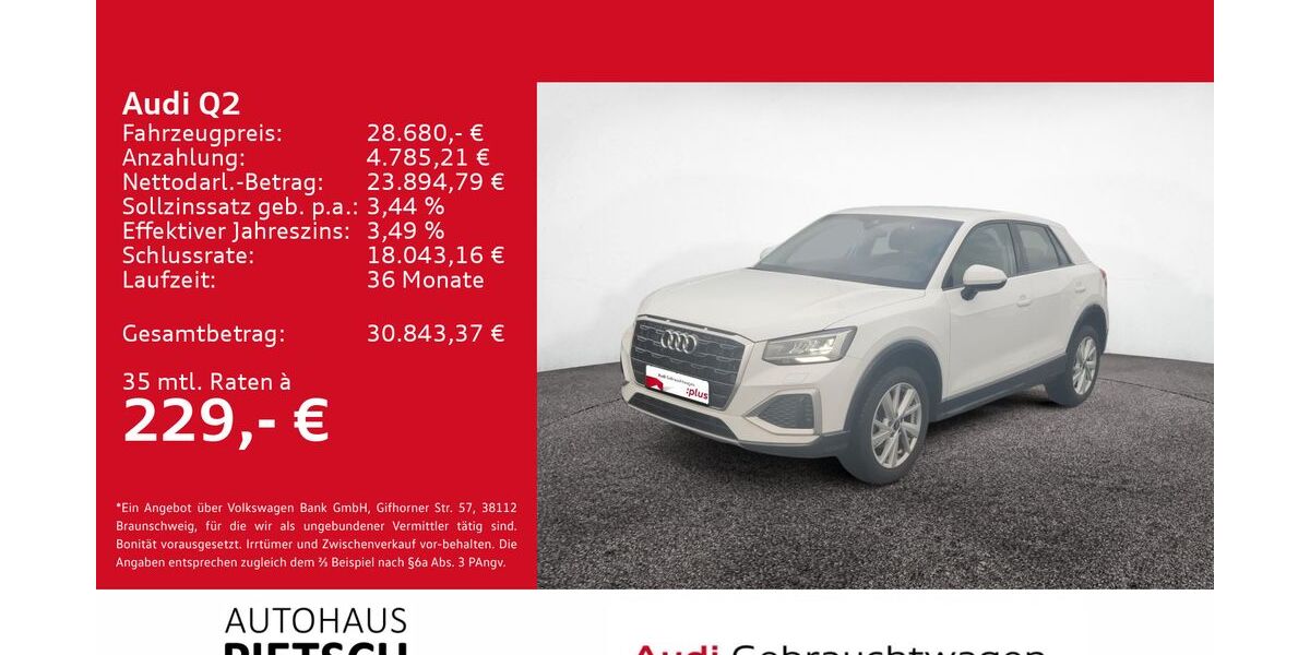 Audi Q2 12.973 km 28.680 &euro; Melle 49324