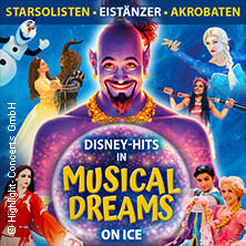 Disney-Hits in Musical Dreams on Ice mit Starsolisten, Eistänzern, Akrobaten 29.12.2026 Theater im Park Bad Oeynhausen