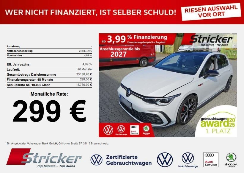 VW Golf 49.180 km 27.949 &euro; Detmold 32760