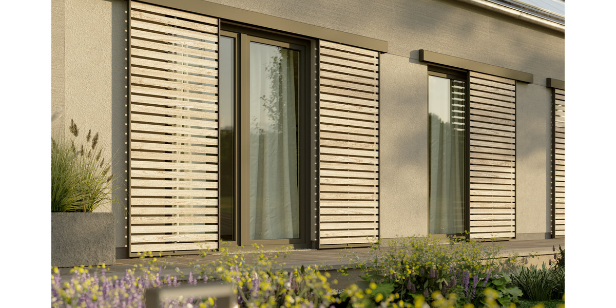 Moderner Bungalow mit überdachter Terrasse. 3 zimmer