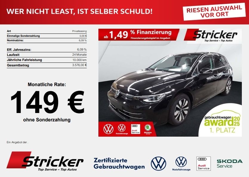 VW Golf 26.000 km 25.749 &euro; Detmold 32760